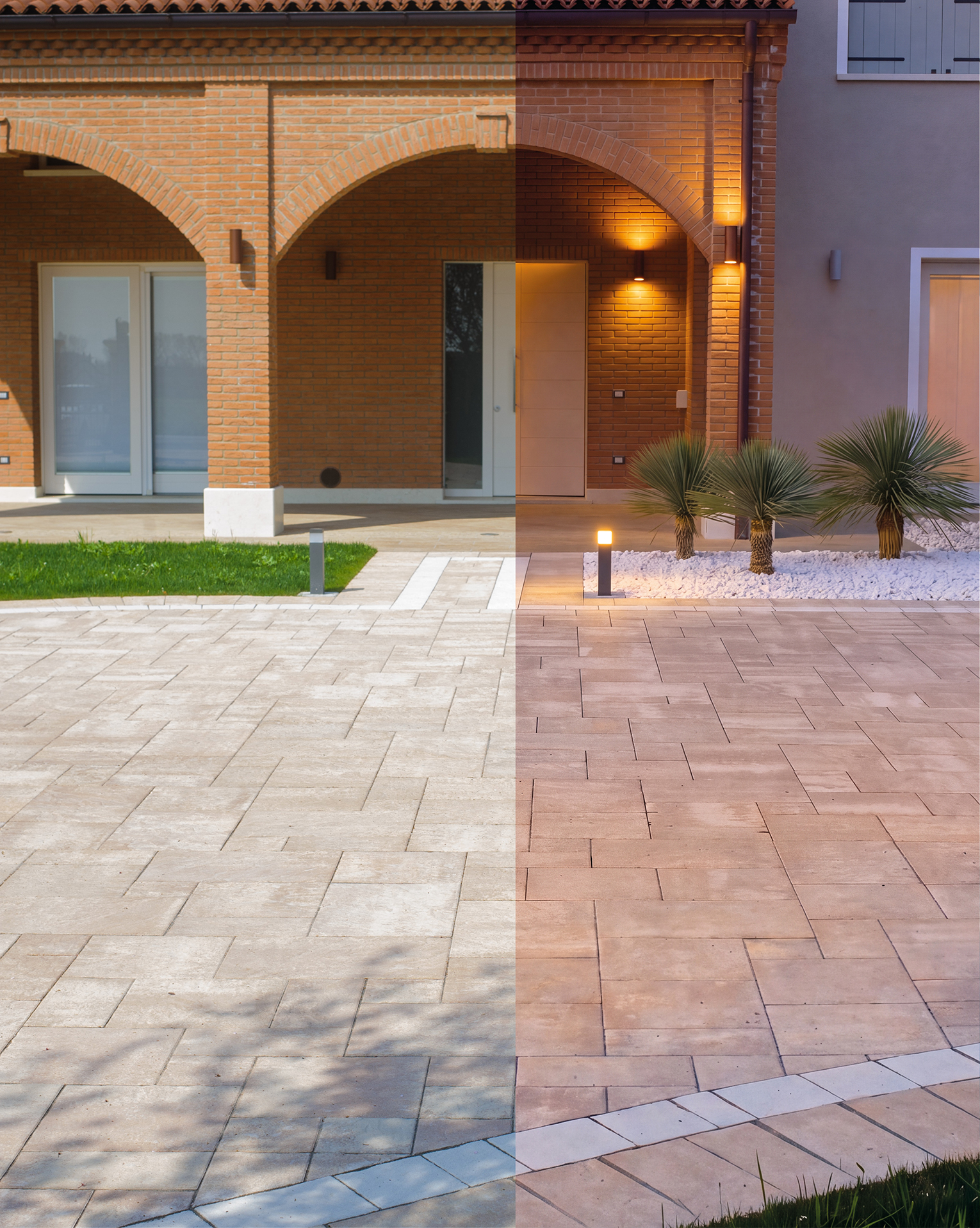 Colore pavimentazione esterna e luce | Micheletto