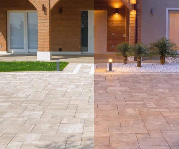 Colore pavimentazione esterna e luce | Micheletto